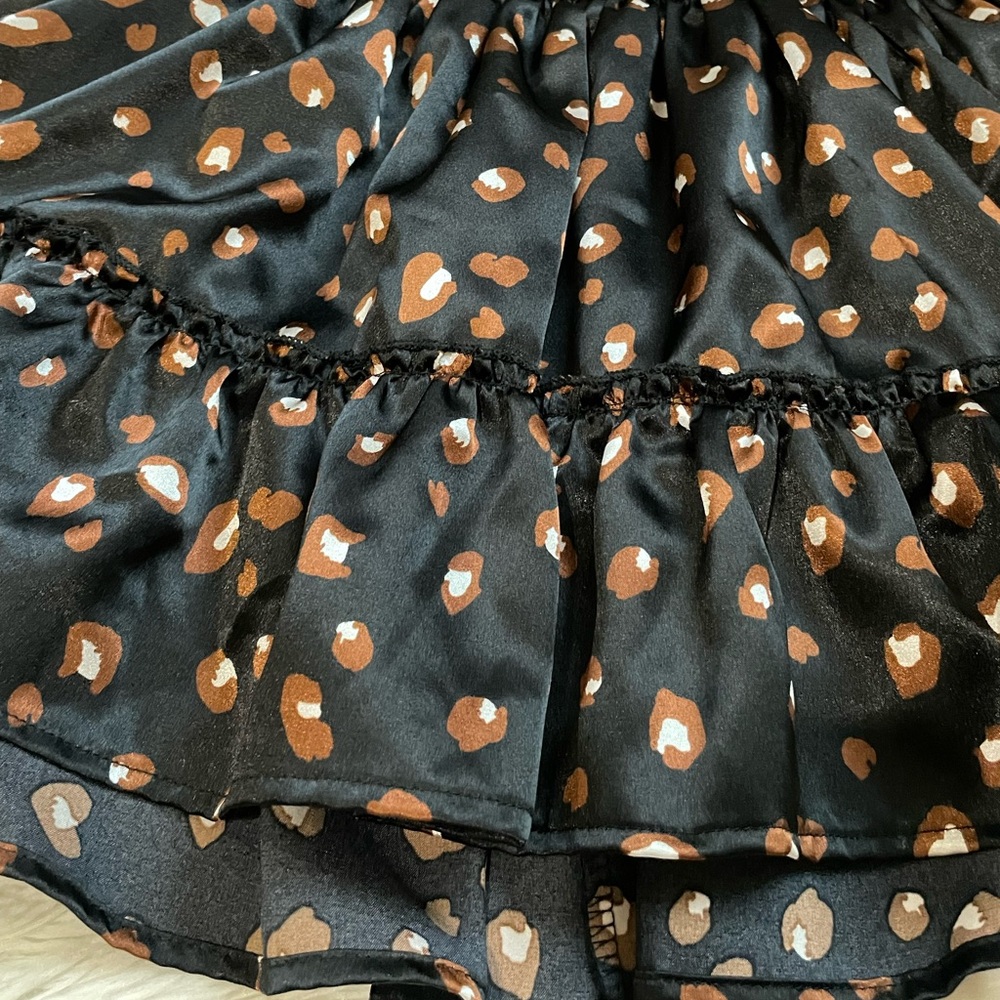 Altard State leopard print mini ruffled skirt - Picture 11 of 13